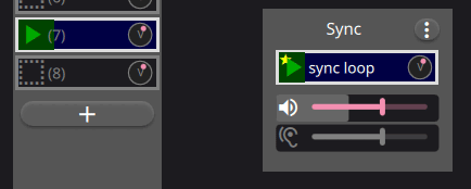 Synchronization to the sync loop.